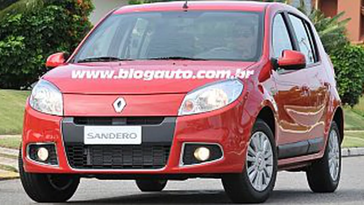 Primele imagini ale noului Sandero, ce va fi lansat în 2012