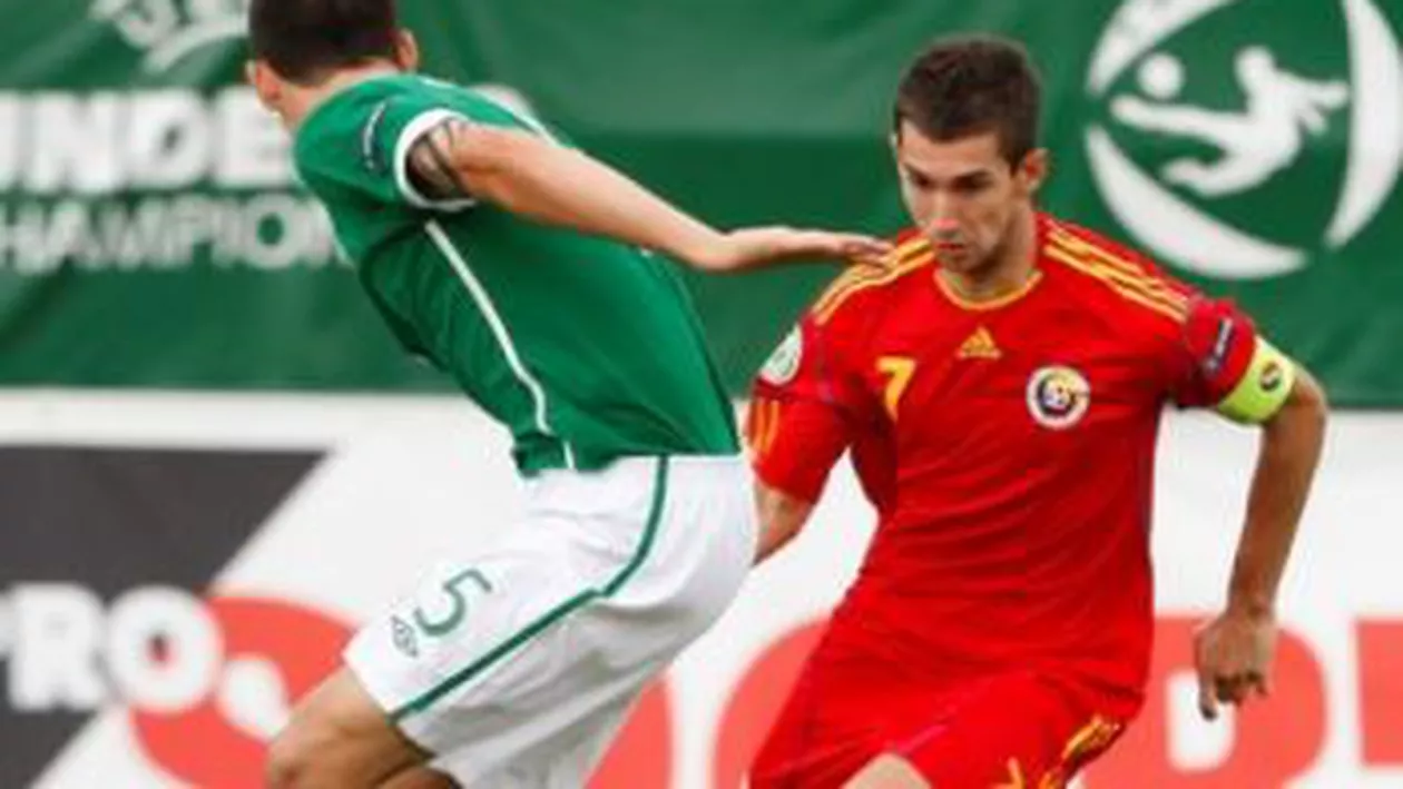 Campionatul European U19: România - Irlanda, 0-0. Naționala părăsește turneul