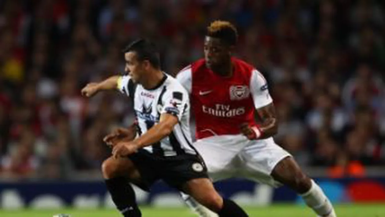 Liga Campionilor: Udinese - Arsenal, 1-2. Torje ratează șansa de a debuta în ligă