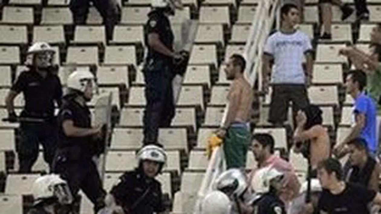 Altercații între suporterii Panathinaikos Atena și Maccabi Tel Aviv