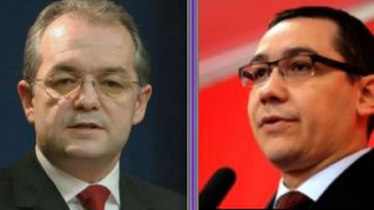 Premierul Emil Boc: Victor Ponta este un domn Goe al politicii românești