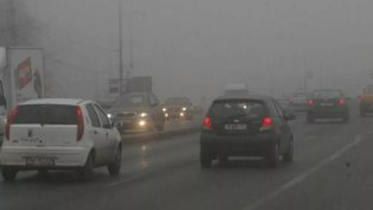 Avertizare meteorologică: Condiții de ceață în zonele joase din Crișana și Transilvania