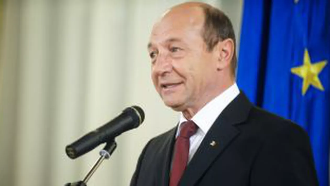 Traian Băsescu susține o declarație de presă la Palatul Cotroceni, la ora 18:00