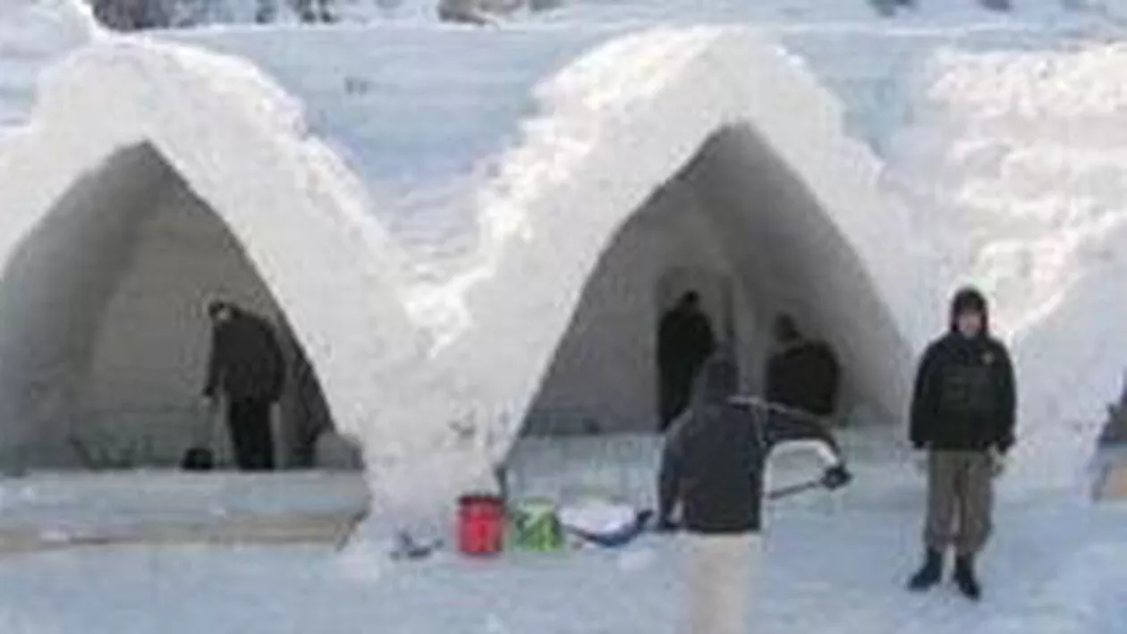 Hotelul de gheață de la Bâlea Lac va fi inaugurat până de Crăciun