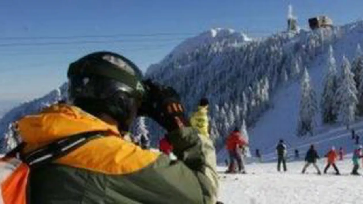 Revelion pe pârtie: 5.000 de turiști au ciocnit șampania la -4 grade Celsius