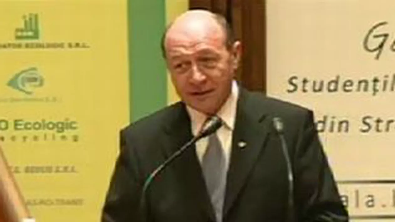 Traian Băsescu, la Gala Studenților: Statul român are nevoie de o justiție performantă