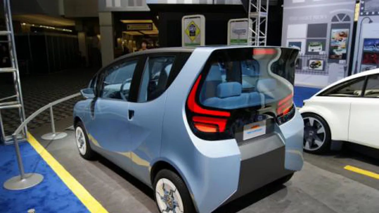 Indienii de la Tata Technologies au adus la Detroit conceptul electric eMO (FOTO)