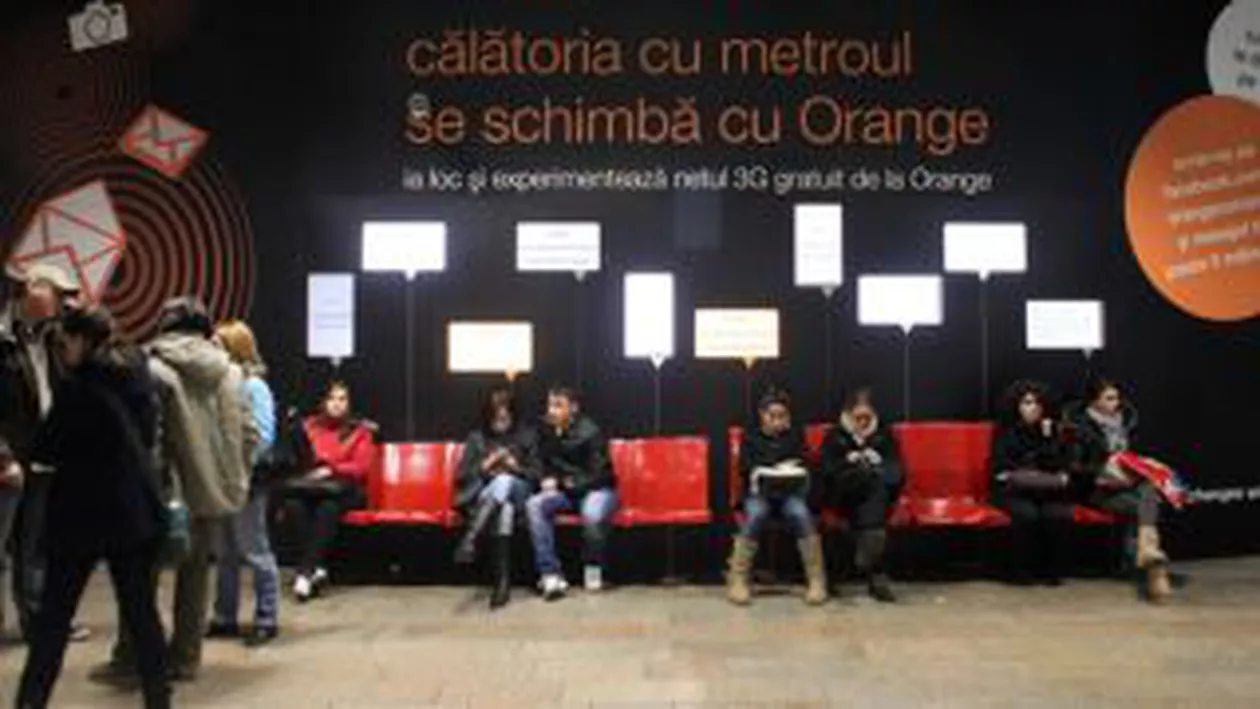 Românii iubesc gratuitățile: Trafic dublu în perioada în care Orange a oferit internet gratuit în metrou