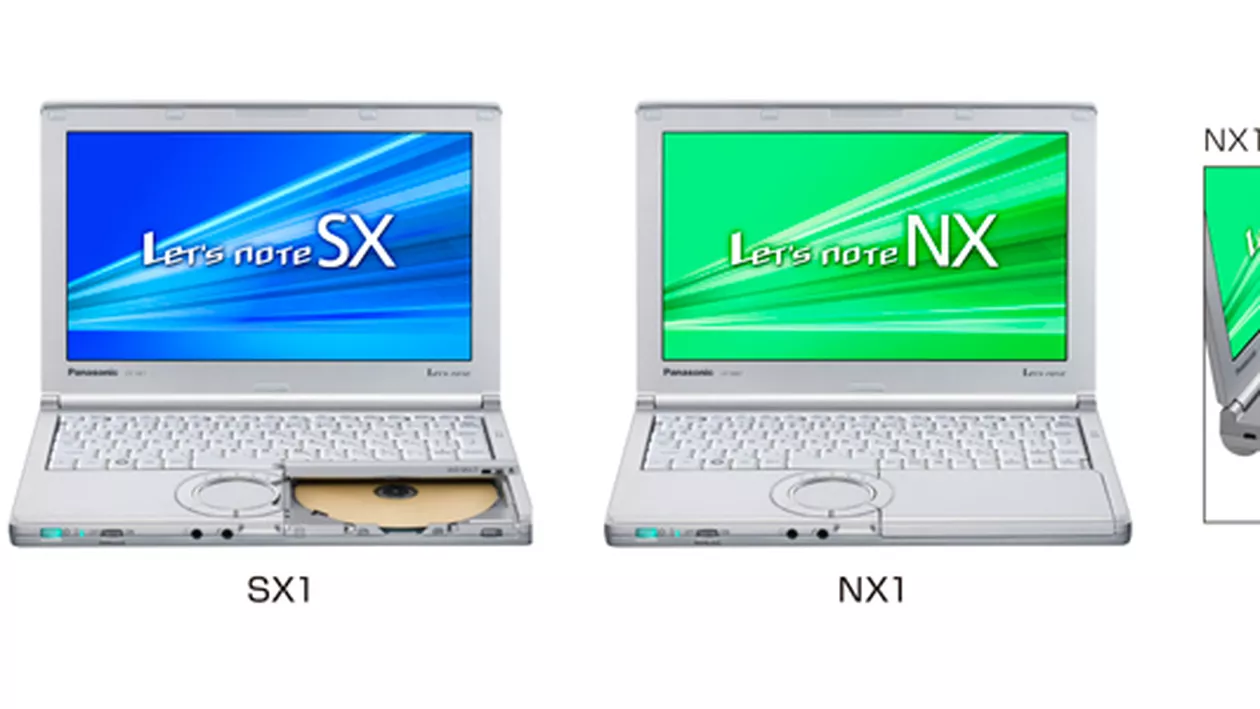 Panasonic lansează două noi laptop-uri compacte, seriile Let's Note SX și NX