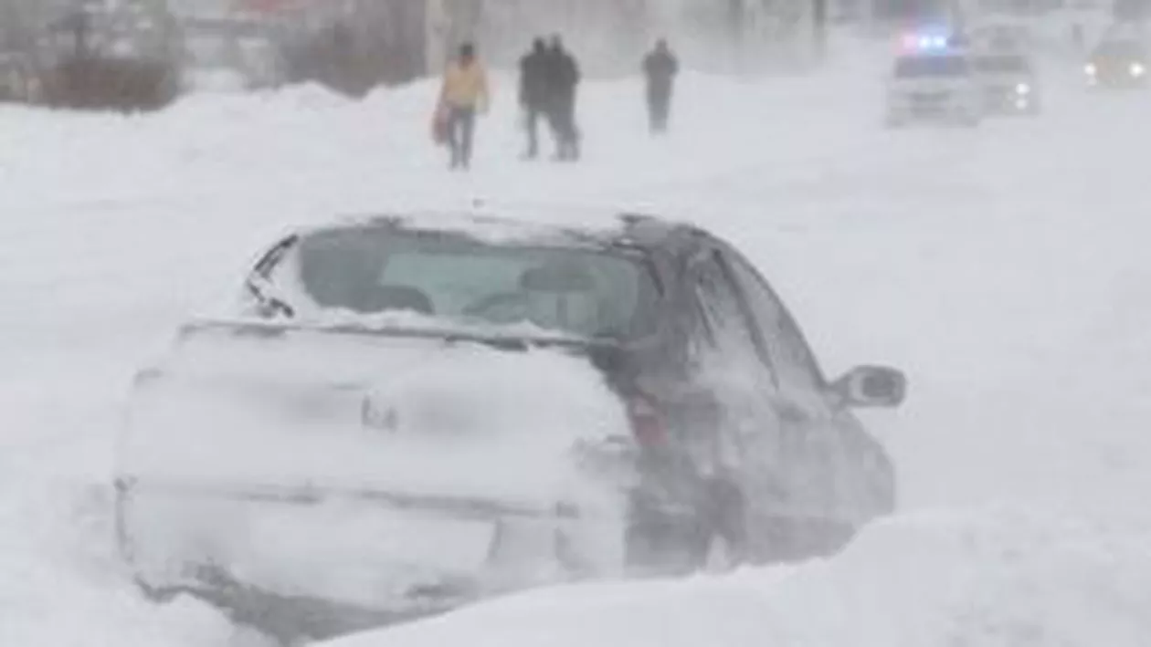 Cod galben de ger în aproape toată țara. Temperaturi minime de -25 de grade