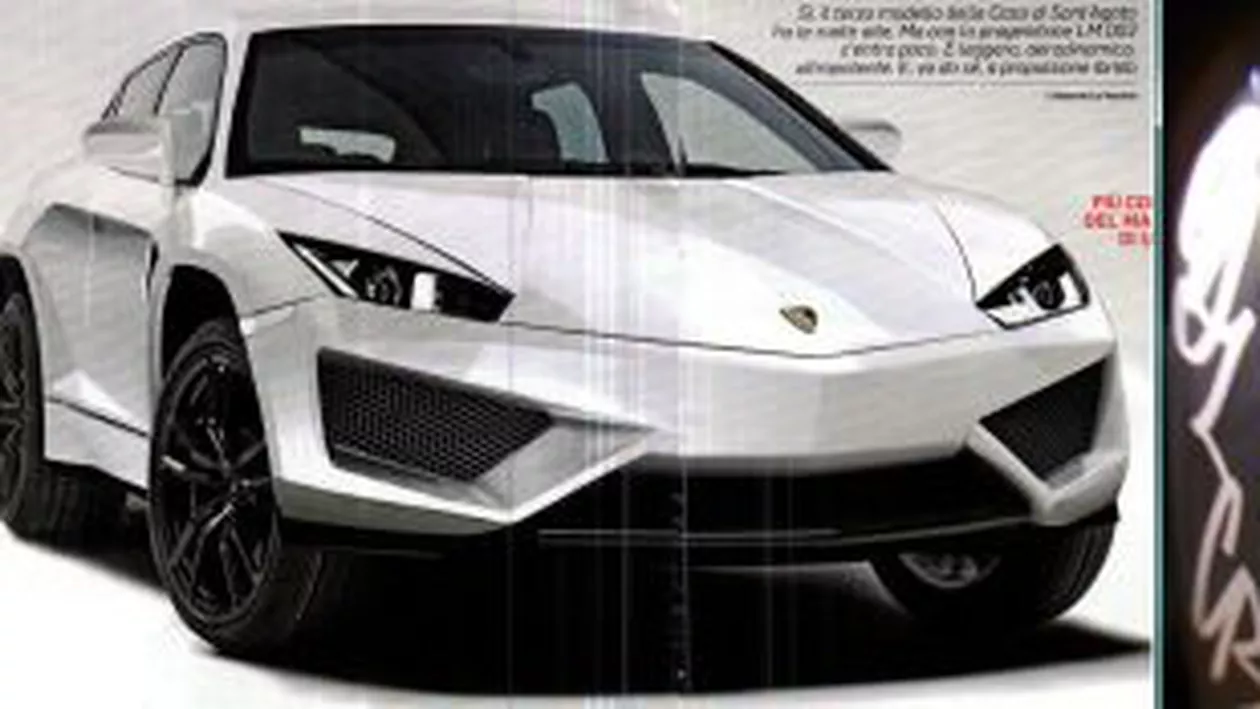 Lamborghini crossover ar putea apărea în aprilie, la Beijing: Vezi primele imagini ale conceptului (FOTO)