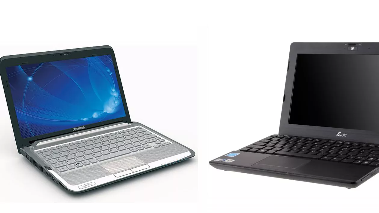 Comparație: Asus Eee PC 1018PB-BK801 vs. Toshiba Satellite T215D-S1140RD - netbook-urile la putere (FOTO)
