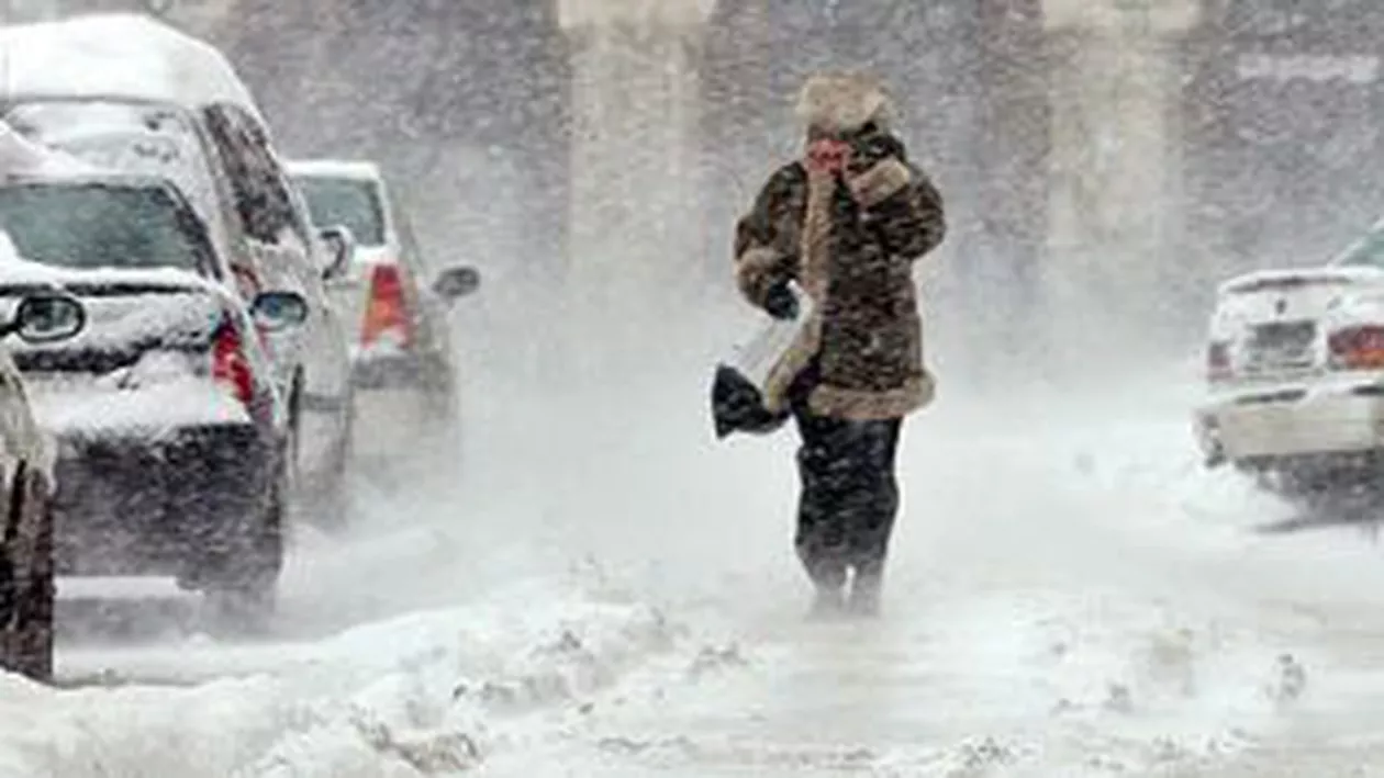 Codul galben de ninsori, viscol și polei a intrat în vigoare: Vezi prognoza meteo pentru weekend