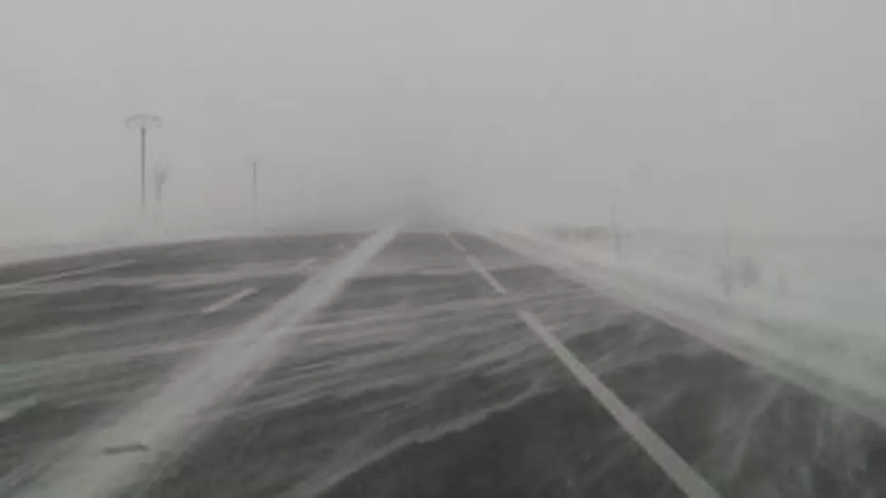 Cum se circula pe drumul național E85 înainte să se închidă (VIDEO)