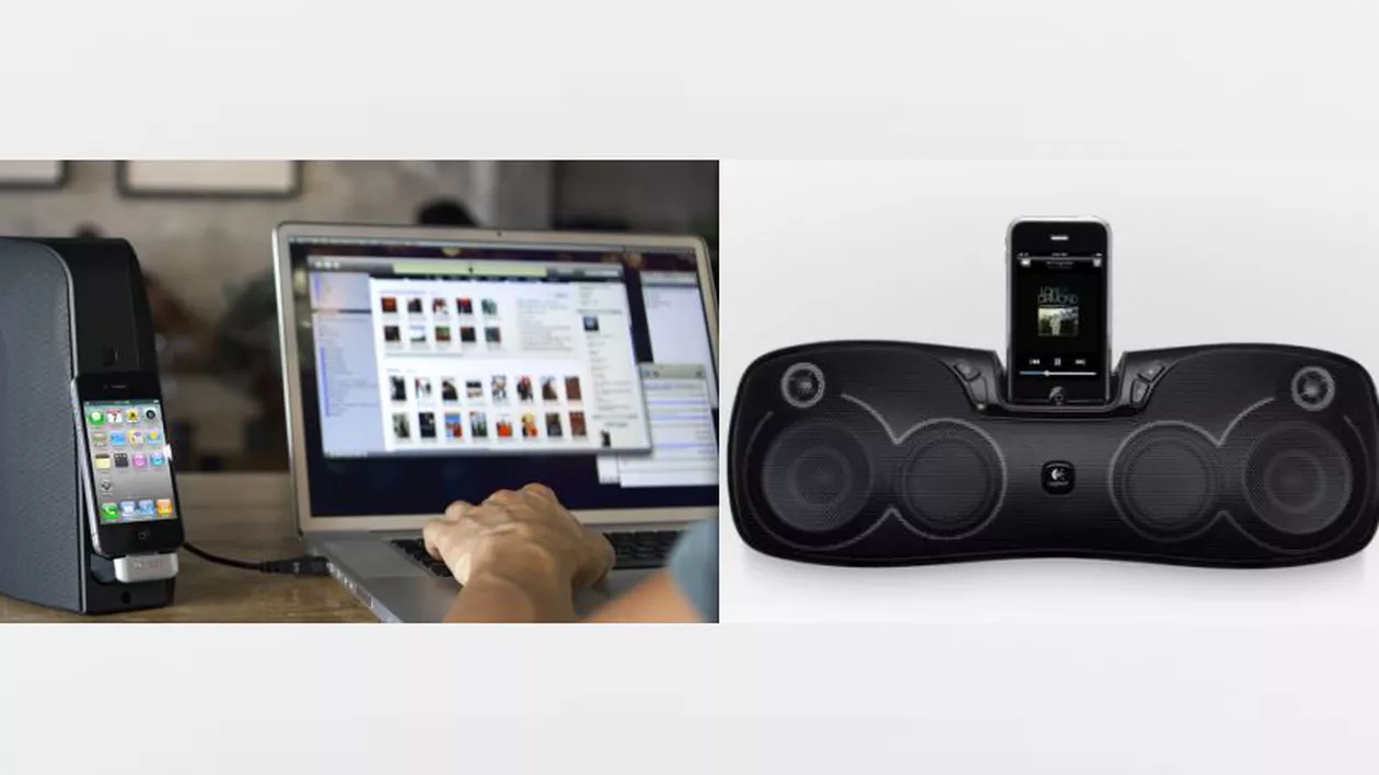 Comparație: Logitech S715i vs. Audyssey Audio Dock - pump up the volume (VIDEO)