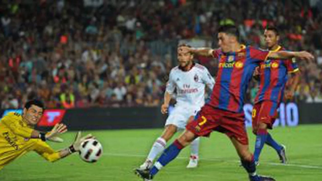 Optimile Ligii Campionilor: Leverkusen - FC Barcelona,1-3 . Lyon - APOEL Nicosia, 1-0