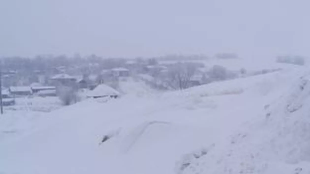 Ministerul de Interne: 13 județe sunt afectate de căderile de zăpadă, iar 32 de drumuri județene sunt blocate