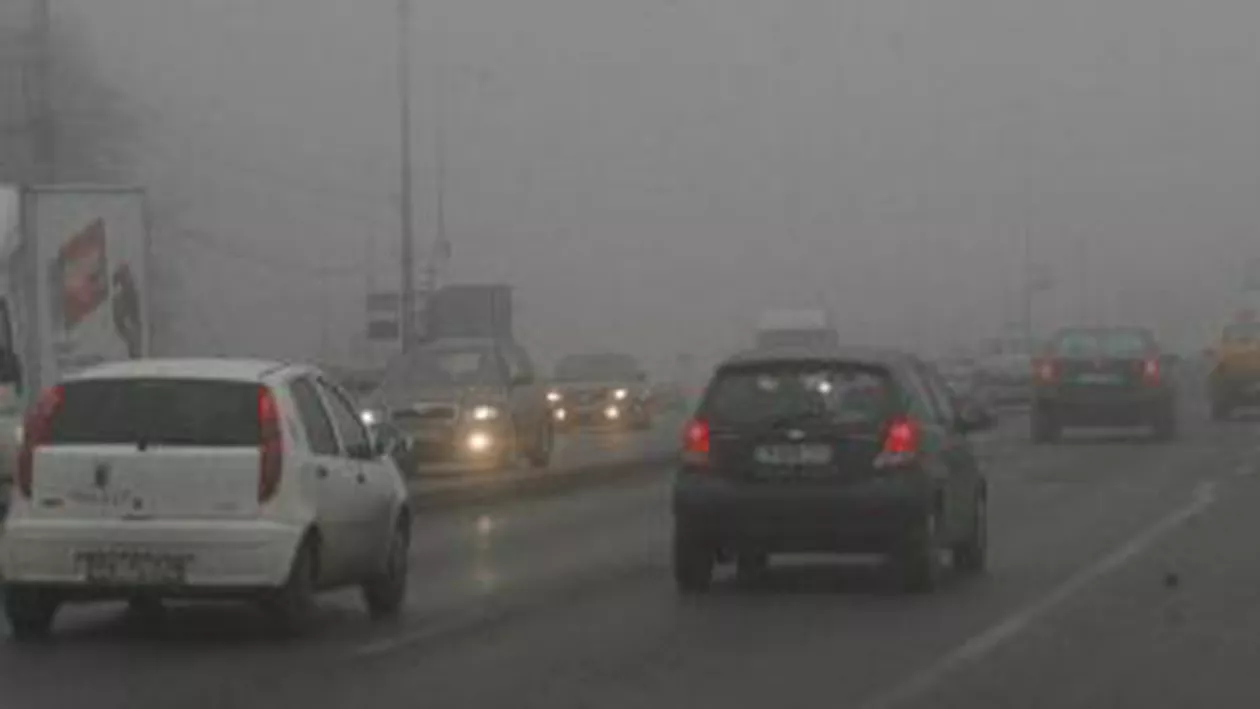 Avertizare meteorologică: Condiții de ceață în București și 7 județe din țară