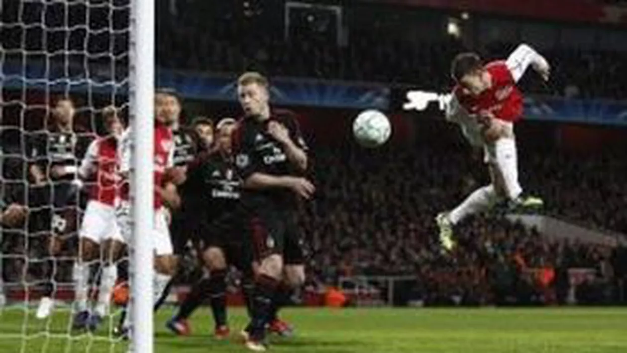 Liga Campionilor: Arsenal Londra - AC Milan, 3-0. Benfica Lisabona - Zenit Sankt Petersburg, 2-0