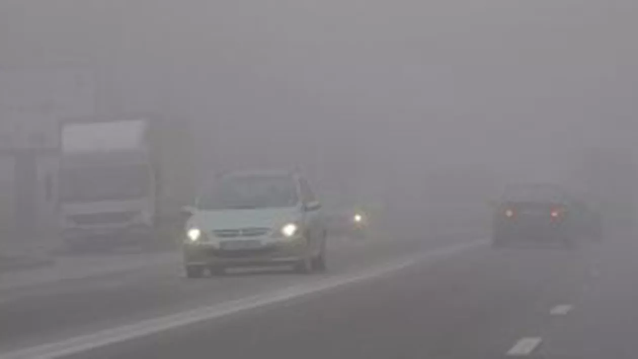 Avertizare meteo de cod galben de ceaţă pentru şapte judeţe