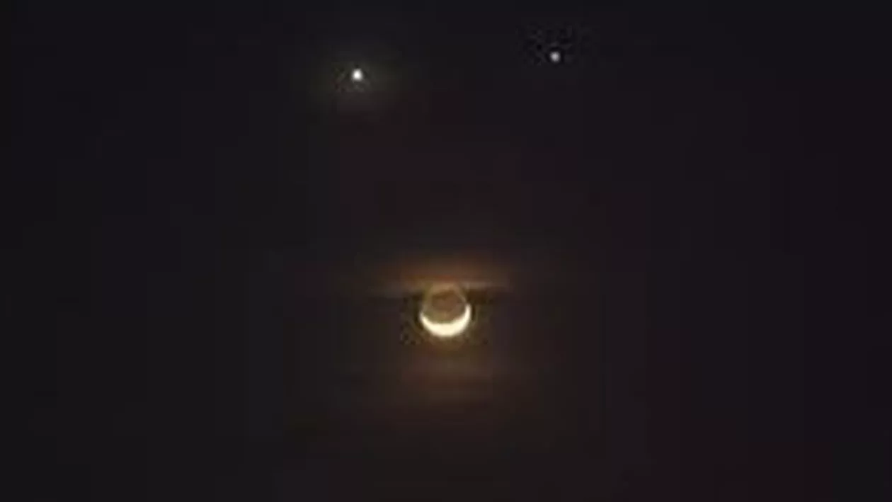 Fenomen astronomic spectaculos: Jupiter și Venus s-au aliniat (VIDEO)