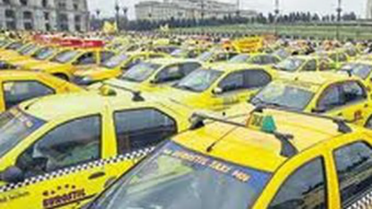 Taximetriștii protestează marți și miercuri față de modificările aduse legii taximetriei