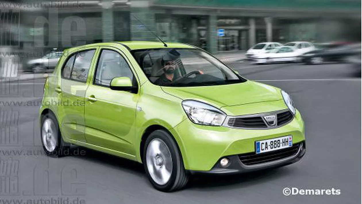 Dacia Citadine, mașina de oraș de 5.000 euro, aproape de realitate (FOTO)