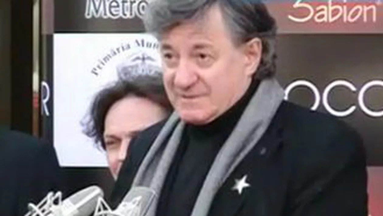 Actorul Ion Caramitru, distins cu o stea pe Aleea Celebrităților pentru întreaga carieră (VIDEO)