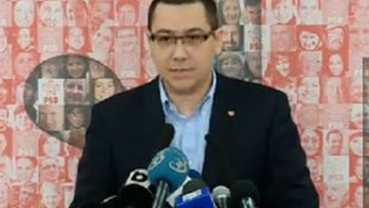 Victor Ponta: Vom semna acordul de colaborare între PSD și Mișcarea Verzilor, care va fi cooptată în USL