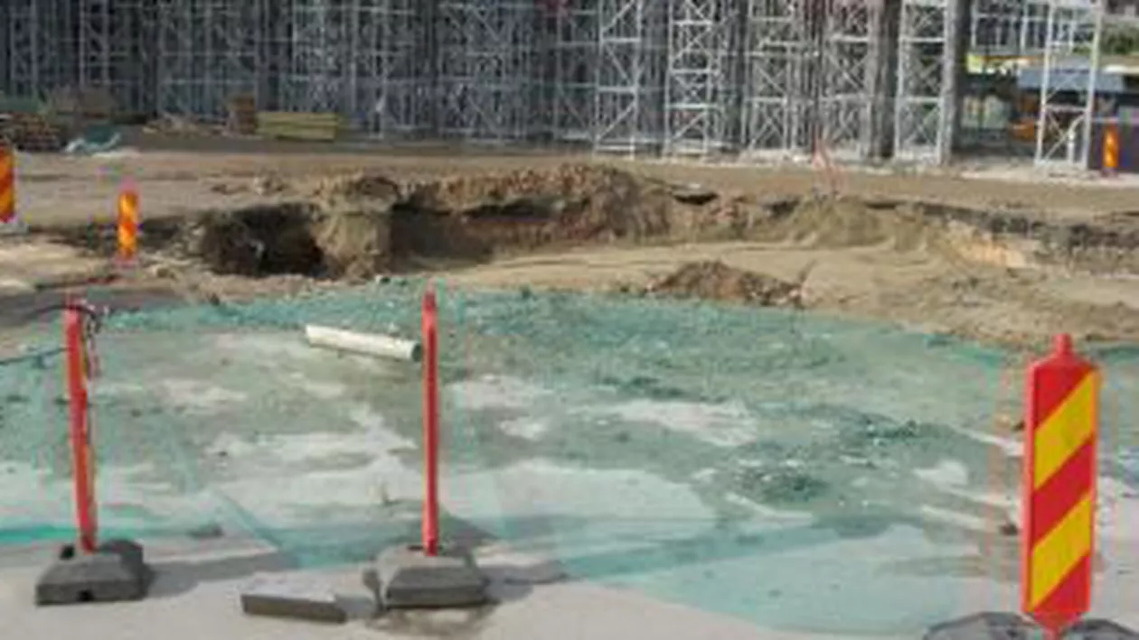 Descoperire arheologică la Craiova: Un grup de constructori a scos la iveală ruinele unei clădiri datând din secolul al XIX-lea