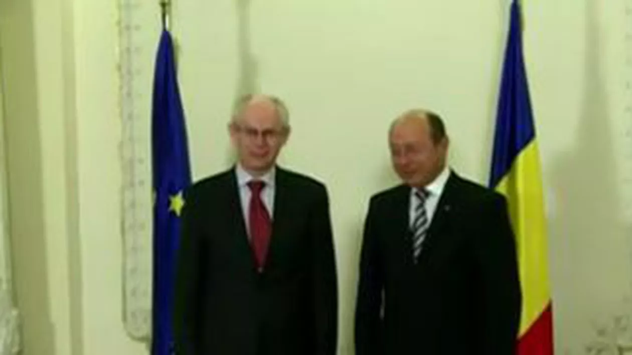 Băsescu, către Van Rompuy: Mandatul meu poate fi mai scurt. În România preşedintele poate fi suspendat