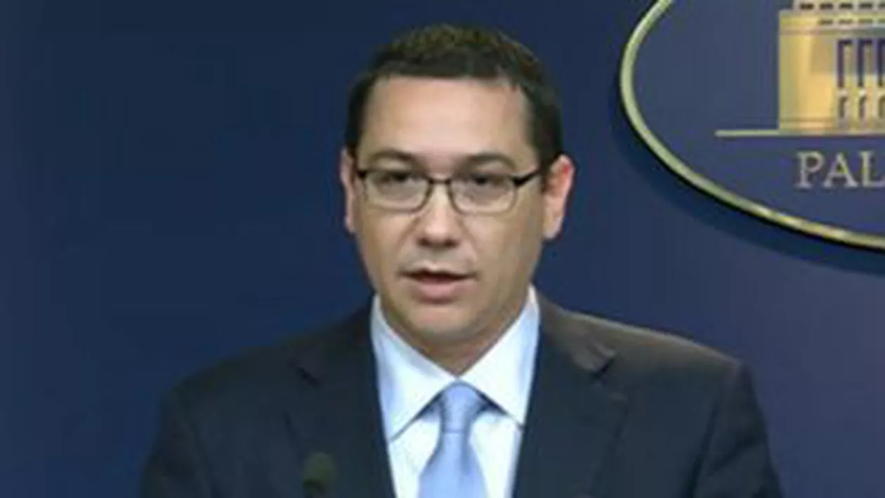 Victor Ponta: Executivul menține decizia de a retrage banii primiți de  primăriile PDL de la guvernul Ungureanu