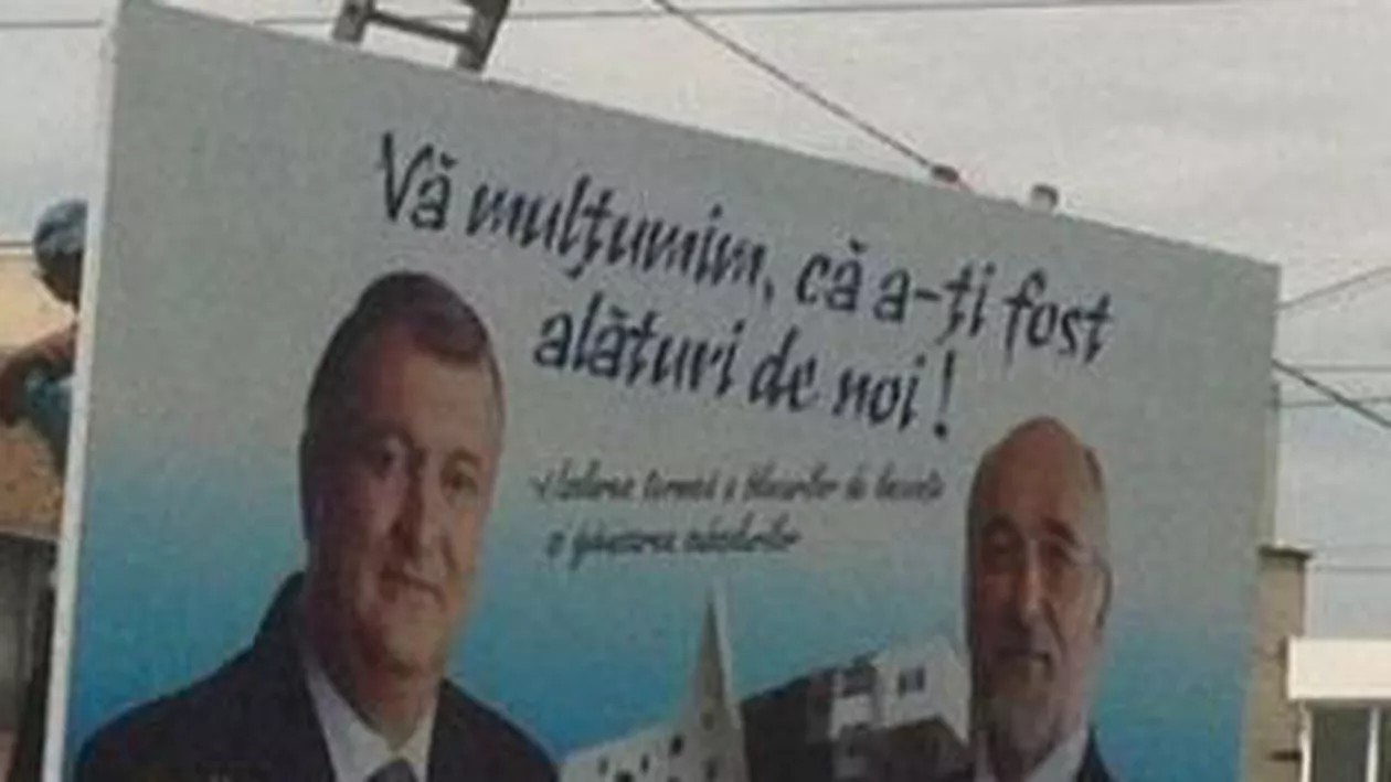 Călărași: Afiș PNL cu mai multe greșeli gramaticale (FOTO)