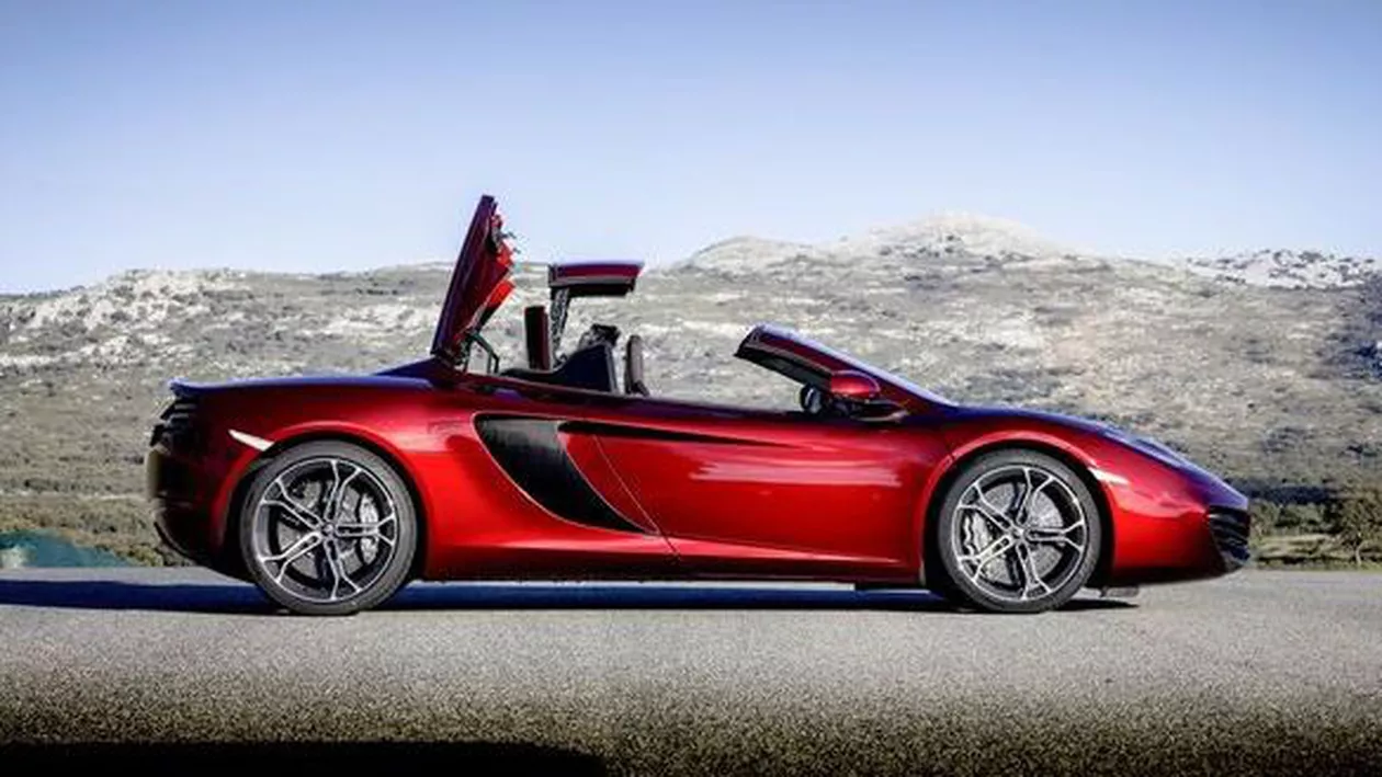 McLaren ”își dă hainele jos”: MP4-12C, decapotabila de 616 cai putere (FOTO)