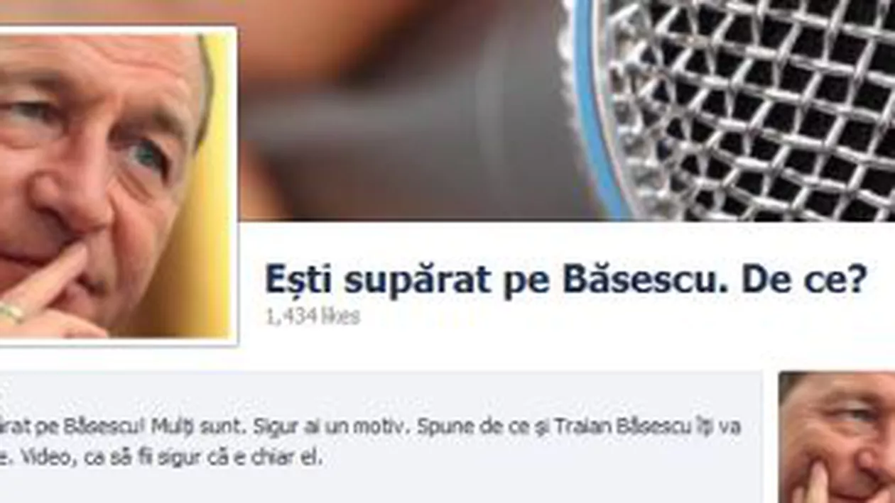 Băsescu, pe Facebook: Președintele suspendat răspunde personal criticilor
