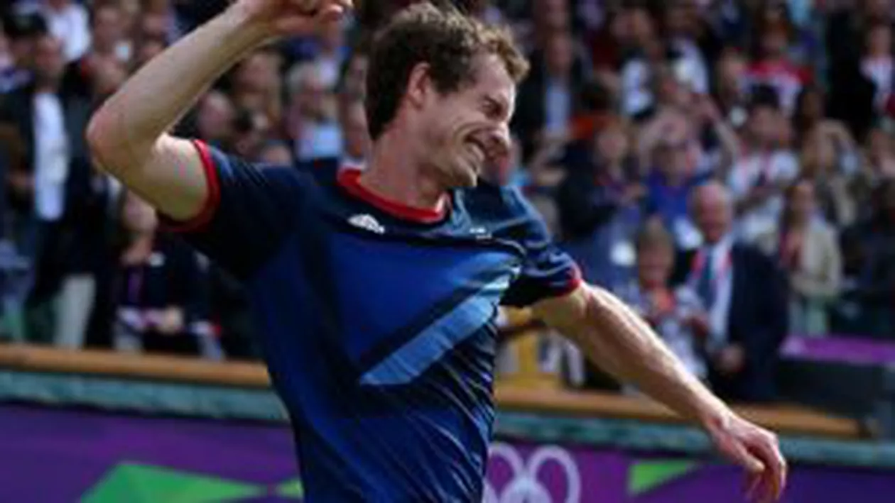 Roger Federer, învins de Andy Murray în finala de simplu turneului de tenis masculin, la JO-2012