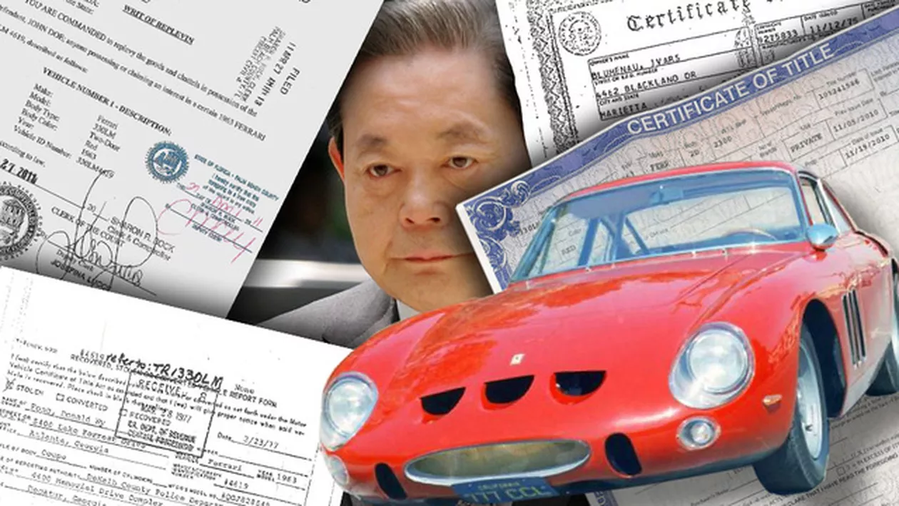 Directorul Samsung Electronics conduce un Ferrari furat, în valoare de 15 milioane dolari