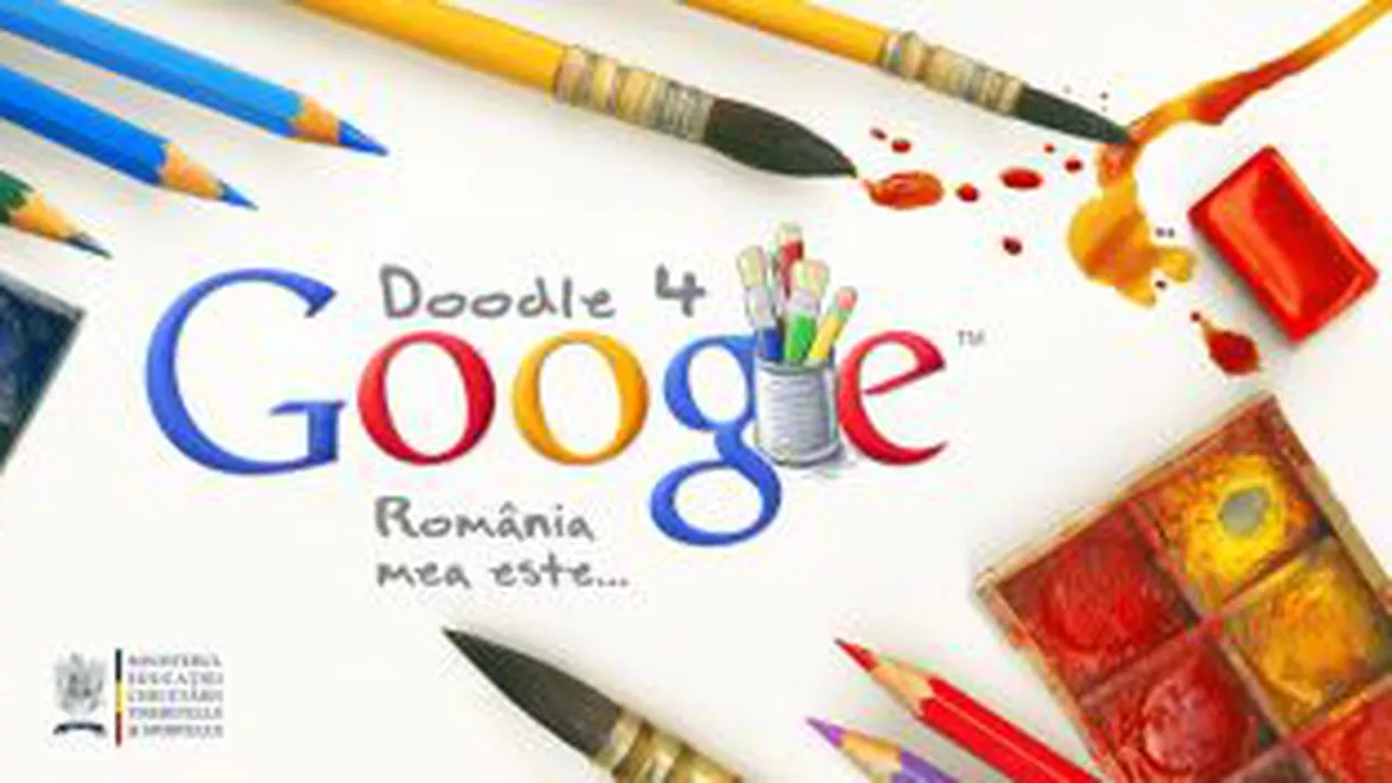"Doodle 4 Google": Google invită elevii să-i redeseneze logo-ul pentru Ziua Națională a României