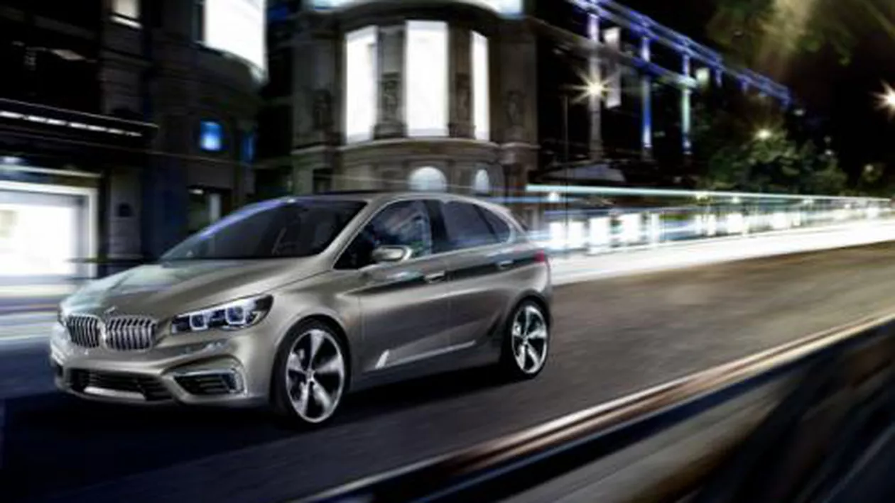 BMW Concept Active Tourer, dezvăluit oficial. MPV-ul hibrid va debuta la Paris (VIDEO)