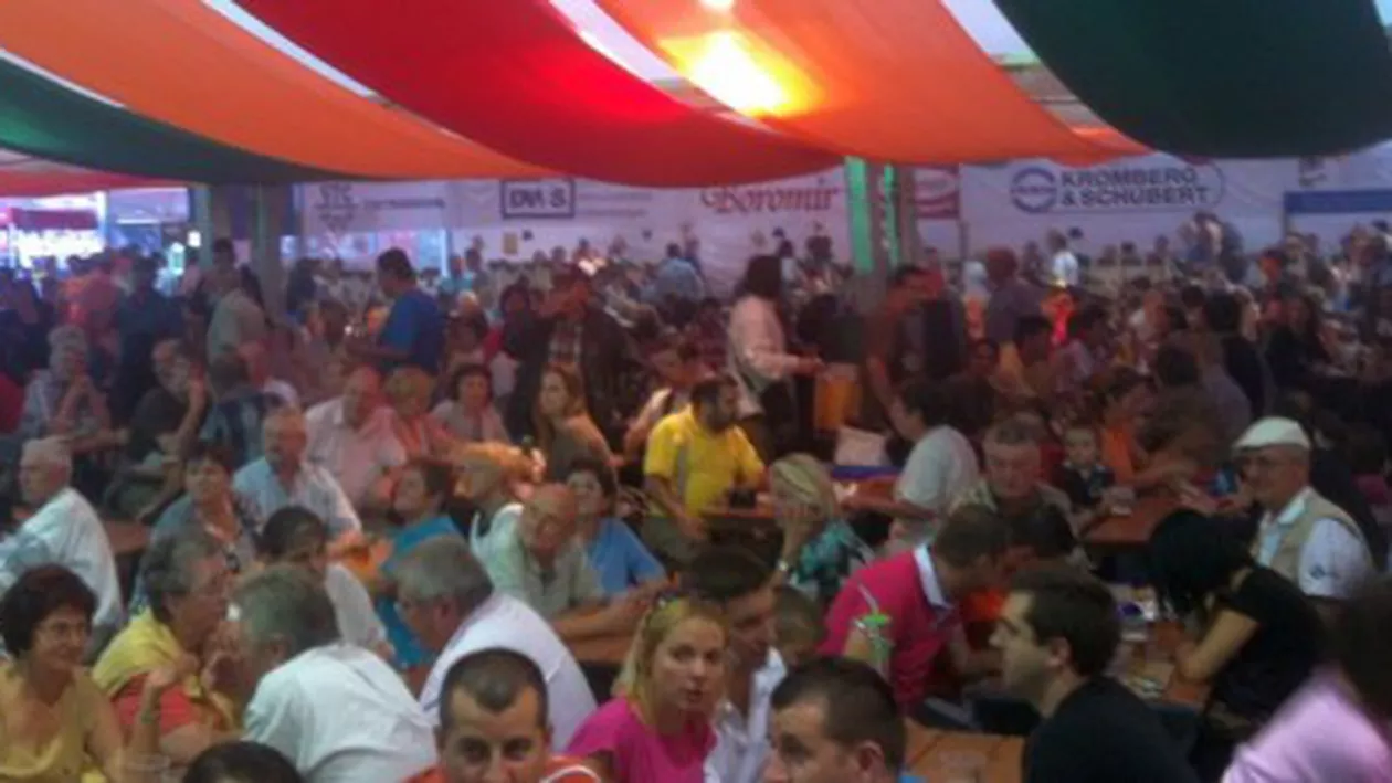 Sibiu: Ultima zi a festivalului de bere Oktoberfest