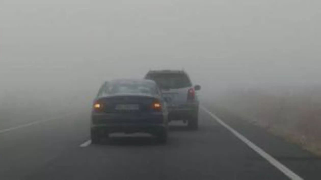 Avertizare de ceață pentru Moldova și partea de sud-est a țării, inclusiv E85 și Autostrada A2