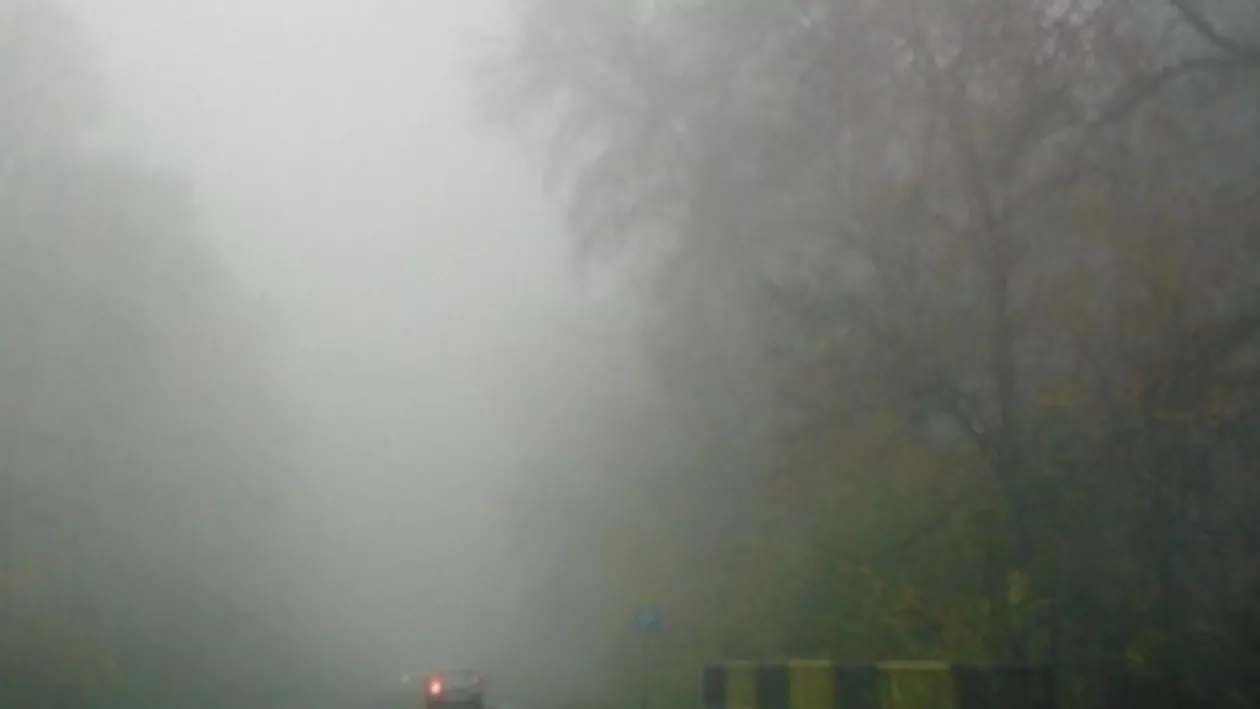 Avertizare de ceață pentru mai multe județe din țară