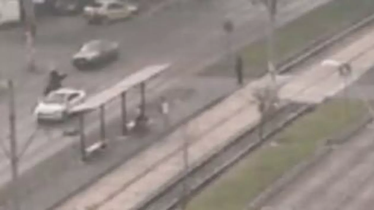 Primele imagini cu accidentul în care studenta de 19 ani a fost lovită de diplomatul Ambasadei Rusiei la București (VIDEO)