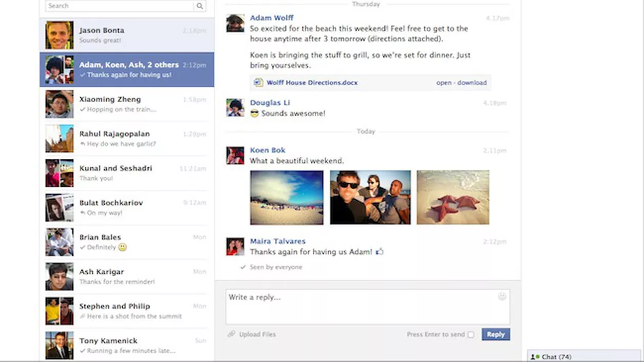 Facebook se schimbă din nou: Căsuță de mesaje nouă și contor de vizualizări