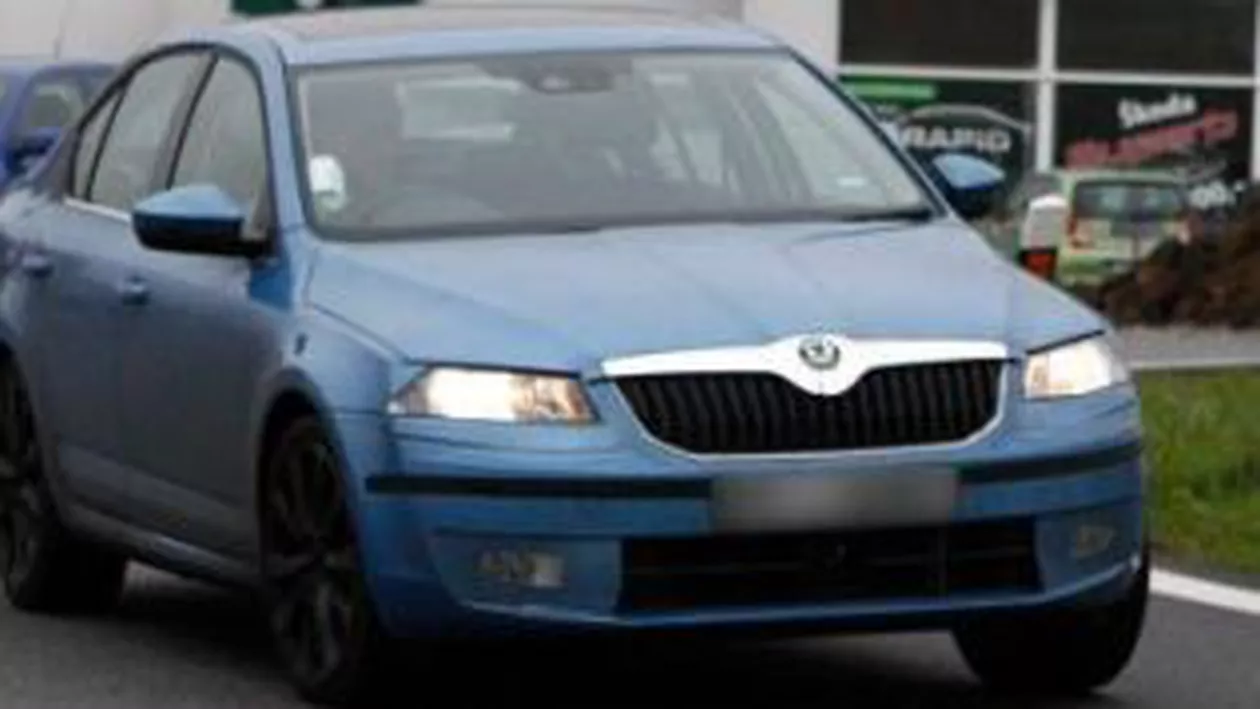 Noua Skoda Octavia, spionată de britanici (FOTO)