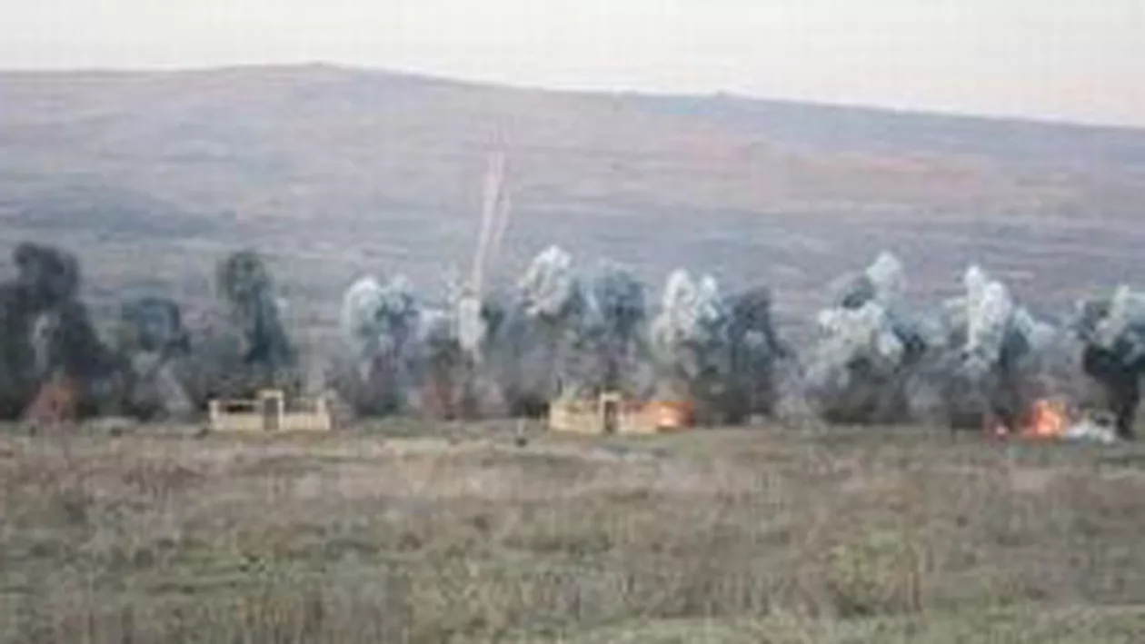 Explozie într-un poligon militar din localitatea Hărman: O persoană a fost rănită