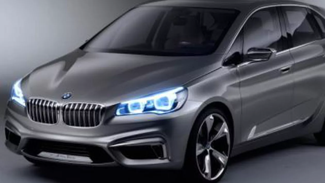BMW va lansa noul model compact Active Tourer, cu tracțiune pe față și motoare mai mici (VIDEO)