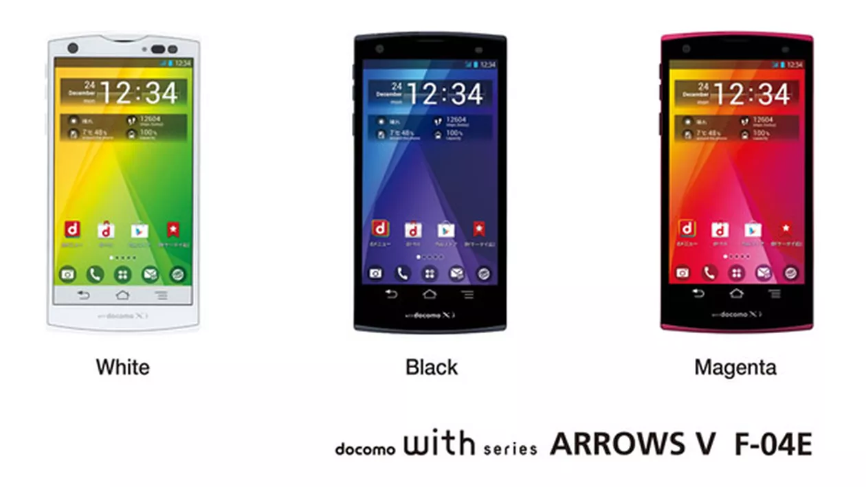 Fujitsu lansează Arrows V F-04E, primul smartphone cu cititor de amprentă