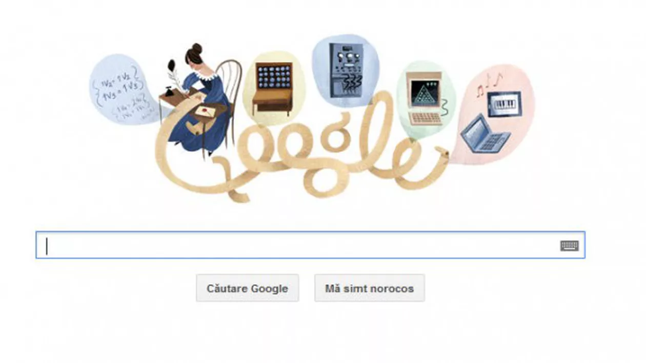 Google comemorează 197 de ani de la nașterea Adei Lovelace,  considerată a fi "prima programatoare din lume"