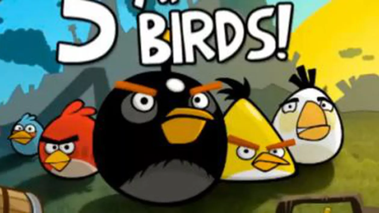 Jocul ”Angry Birds” va fi transformat într-un film 3D de animație